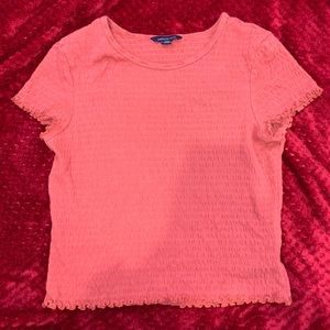 american eagle cropped t shirt